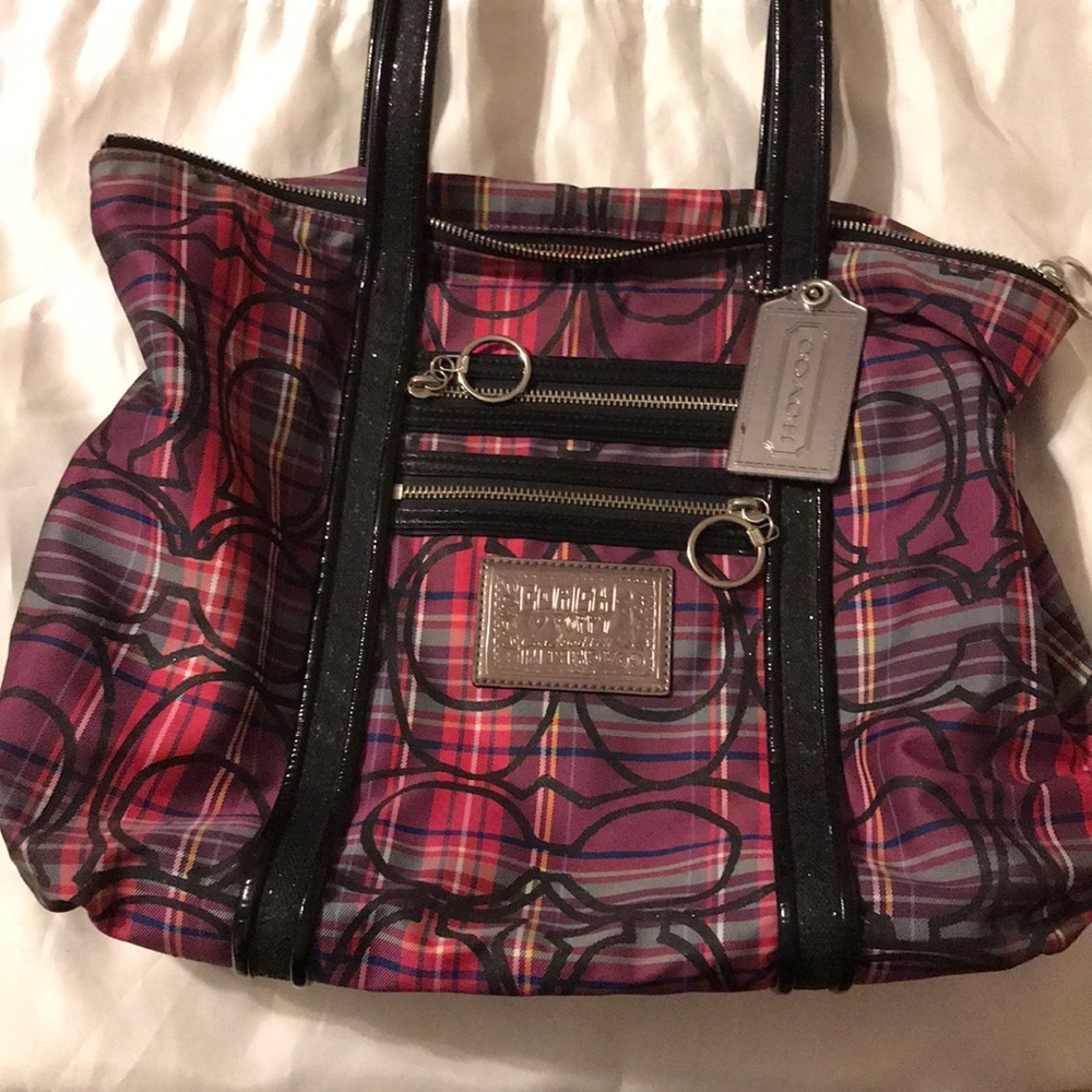 COACH poppy tote bag